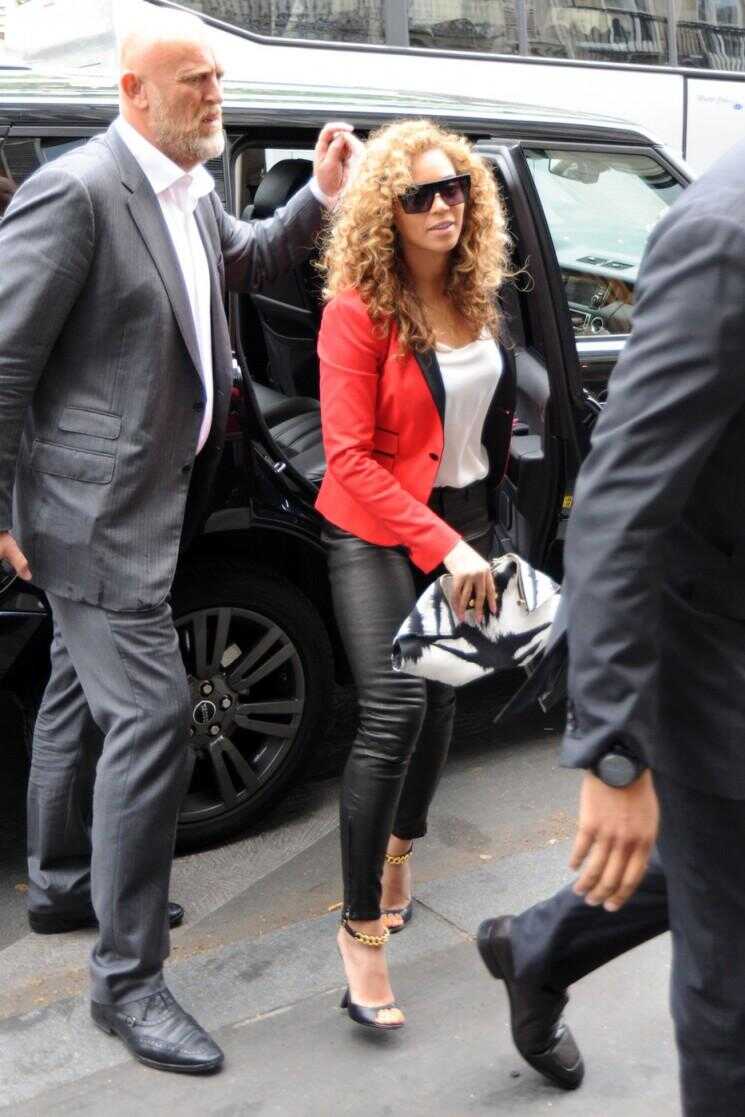 Beyoncé et Jay-Z prendre le déjeuner à Paris (Photos)